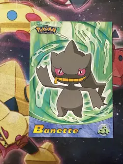 Banette #17 Pokemon Topps Advanced Card MP - Image 1