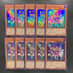 NM 10 card Toon Dark Magician Girl QCLP-JP010 Ultra Rare YuGiOh 1150 - Image 1