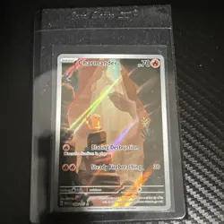 Pokemon TCG Charmander Scarlet Violet-151 Holo Illustration Rare Card 168/165 - Image 1
