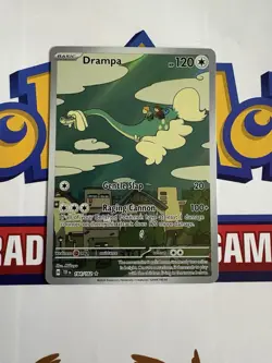 Drampa Full Art Holo Illustration Rare Pokemon Card 184/162 Temporal Forces NM - Image 1