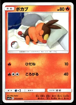 Tepig 013/064 - SM11A - C - Pokemon Card TCG - Japanese - Image 1