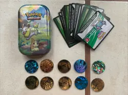 Pokemon Fun Pack: Prismatic Evolutions Mini Tin, 10x Coins, And 23x Unused Cards - Image 1