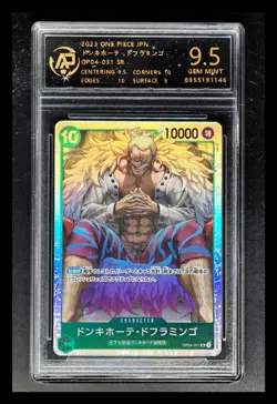 ONE PIECE JPN. cards Donquixote Doflamingo OP04-031 SR RPA 9.5 SAME AS PSA 9 - Image 1