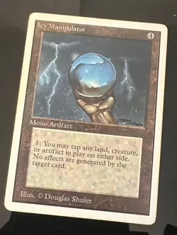 Magic the Gathering MTG Unlimited Icy Manipulator LP+ (Beta Bob) - Image 1