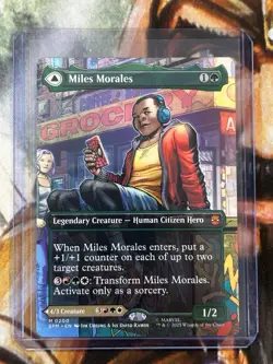 Miles Morales #200 (Borderless) MTG Ultimate Spider-Man Regular Mythic - NM/M 🔥 - Image 3