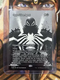 Opposition Agent (Borderless) Marvel MTG Spider-Man Eternal-Legal Regular - NM/M - Image 3