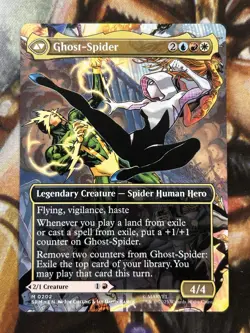 Gwen Stacy #0202 (Borderless) Marvel's MTG Spider-Man Regular - NM/Mint 🔥 - Image 2