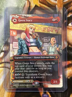 Gwen Stacy #0202 (Borderless) Marvel's MTG Spider-Man Regular - NM/Mint 🔥 - Image 3