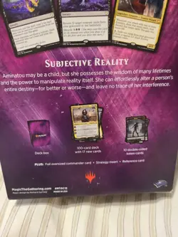 MTG Magic Subjective Reality Commander 2018 New Sealed Deck SeePics - Image 3