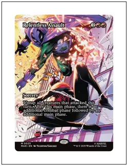 1x Relentless Assault, Borderless Art, Magic the Gathering MTG NM - Image 1