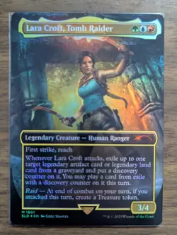 MTG Lara Croft, Tomb Raider Foil from Secret Lair Drop NM - Image 1