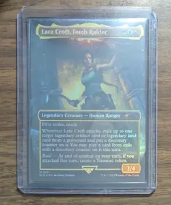 MTG Lara Croft, Tomb Raider Foil from Secret Lair Drop NM - Image 2