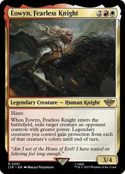 NM Borderless Eowyn, Fearless Knight, MTG, Lord of the Rings, Magic, 430 - Image 1