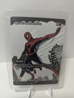 Heroic Intervention (Borderless) M0034 Non Foil Marvel Spider Man MTG NM/M - Image 1