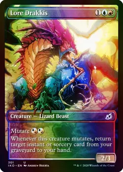 Lore Drakkis (Showcase) Ikoria: Lair of Behemoths NM Foil - Image 1
