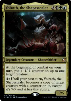 Volrath, The Shapestealer NM/M* FOIL Commander 2019 ENGLISH 051/302 -UnltdCards - Image 1
