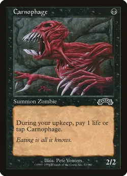 1x Carnophage - LP - Tempest Block - mtg - SPARROW MAGIC - Image 1