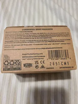 MTG Magic Spirit Squadron Crimson Vow Commander Deck Factory Sealed SeePics - Image 2