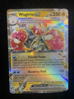 Pokemon TCG 4 Card EX Holo Lot Wugtrio Alakazam Regirock Flamigo NM Condition - Image 2