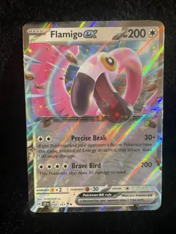 Pokemon TCG 4 Card EX Holo Lot Wugtrio Alakazam Regirock Flamigo NM Condition - Image 5