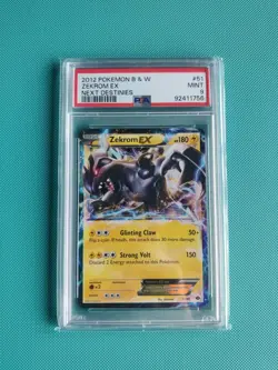 Pokemon TCG Zekrom EX BW Next Destinies Card 51/99 PSA 9 - Image 1
