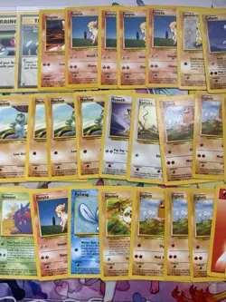 Pokemon Bulk Base Set , Jungle And Neo Common & Uncommon Vintage Card Lot/Bundle - Image 4
