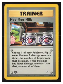 Moo-Moo Milk Neo Genesis #101/111 1st Edition Pokemon - Image 1