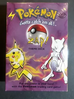 Pokemon Zap Theme Deck Sealed New In Box Vintage 1999 thedivinepok3 - Image 1