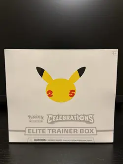 Pokemon Celebrations 25th Anniversary Elite Trainer Box ETB Factory Sealed 820650809439 - Image 1