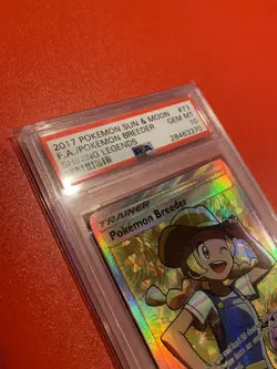 PSA 10 GEM MINT Pokemon Breeder FULL ART 73/73 ULTRA Graded Slab Shining Legends - Image 4