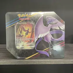 Pokemon TCG Sword & Shield Crown Zenith Galarian Articuno Tin - (5 PACKS) - Image 1