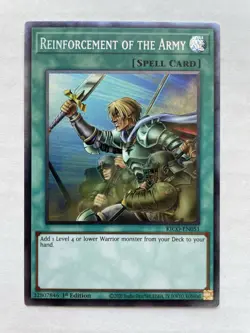 Yu-Gi-Oh! Reinforcement of the Army COLLECTOR'S RARE KICO-EN051 - Image 1