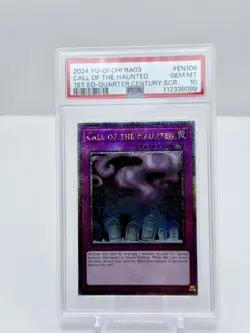 2024 YU-GI-OH! RA03-QUARTER CENTURY BONANZA #EN108 CALL OF THE HAUNTED PSA 10 - Image 1