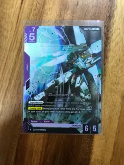 Gundam TCG Card Game Dual Impact GD02-053 LR Gundam X GX-9900 NM QTY - Image 1