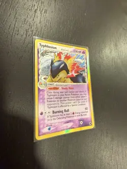 Pokemon TCG Typhlosion EX Dragon Frontiers Holo Rare Card 12/101 Delta Species - Image 3