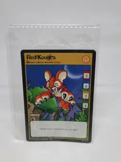 2004 Neopets Trading Card RED KOUGRA 3/15 Promo SEALED - Image 1