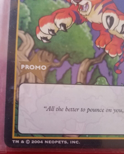 NEOPETS 2004 Trading Card Game PROMO Card SEALED 2 Red Kougra / 1 Shadow Aisha - Image 2