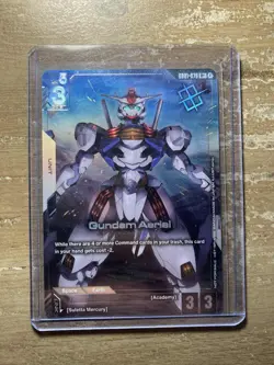 Gundam Aerial Alternate Art Winner Foil - GD01-070 R NM - Gundam TCG Card Game - Image 1