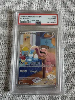 Pokemon TCG Lickitung 180/162 Temporal Forces Illustration Rare Card - PSA 10 - Image 1