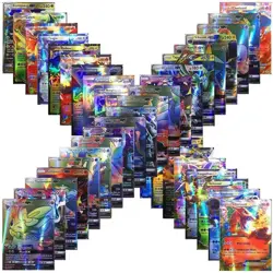 20PCS Pokemon Cards GX VMAX EX Tag Team Shining English Battle Trading Collectio - Image 2
