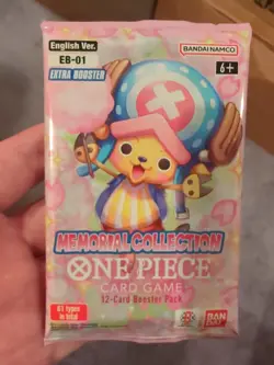 One Piece Card Memorial Collection Booster Sealed Pack EB-01 English - Image 1