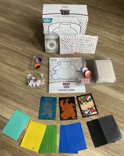 Pokemon 151 Accessories: Coins, Dice, Deck Box, ETB, Energy Cards, Card Sleeves - Image 1
