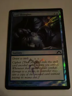 1x Last Thoughts | FOIL | Gatecrash | MTG Magic Cards - Image 1