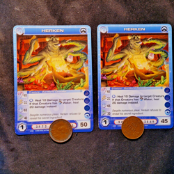 Chaotic Cards X2 Herken 11/200 1st Edition Common - Image 1
