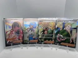 Trainer/Support Cards. Lana’s Aid, Lt. Surge’s Bargain, Hassel, Carmine Full Art - Image 1