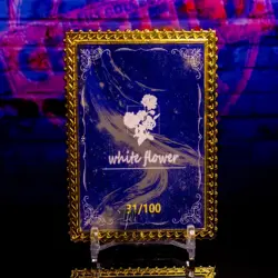 Kalifa One Piece Gundam Metal Framed Card #31/100 Jewel Encrusted Gold Plated - Image 5