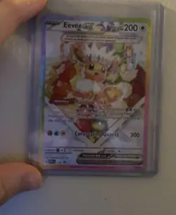Pokemon Eevee Ex 174 Prismatic Promo Card Great Condition - Image 4