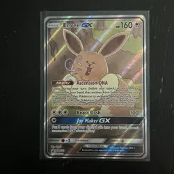 Eevee GX SM233 NM Full Art Promo Rare Pokemon Card - Image 1