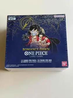 Sealed One Piece Romance Dawn Blue Bottom OP-01 English Card Game Booster Box - Image 1