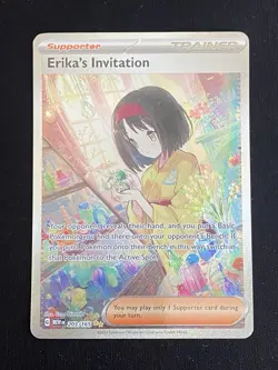 Erika’s Invitation 203/165 S&V 151 Holo English Pokemon Card - Near Mint - Image 1